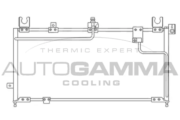 Condenseur, climatisation AUTOGAMMA 105729