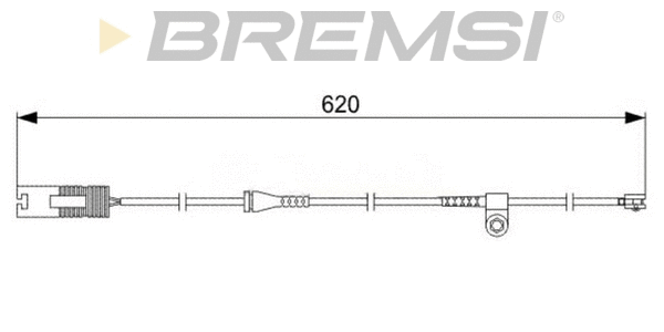 Contact d'avertissement, usure des plaquettes de frein BREMSI WI0531