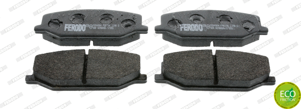 Kit de plaquettes de frein, frein à disque FERODO FDB396