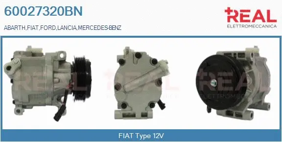 Compresseur, climatisation REAL 60027320BN