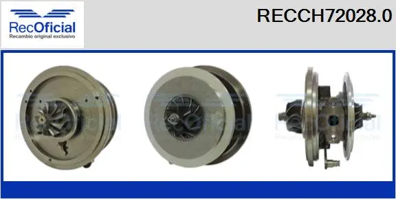 Groupe carter, turbocompresseur RECOFICIAL RECCH72028.0