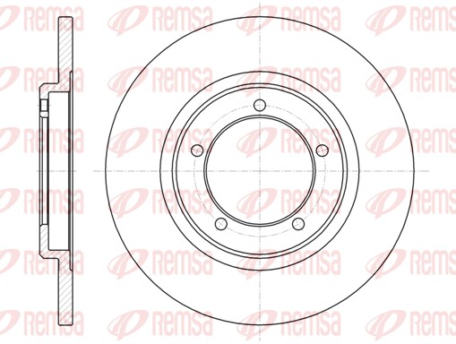 Disque de frein REMSA 61094.00