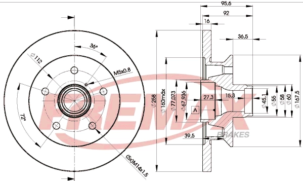 Disque de frein FREMAX BD-3113