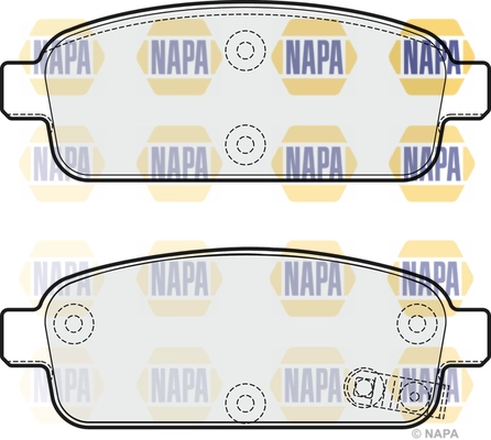 Kit de plaquettes de frein, frein à disque NAPA NBP1816