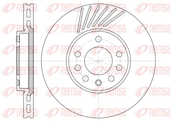 Disque de frein REMSA 6494.10