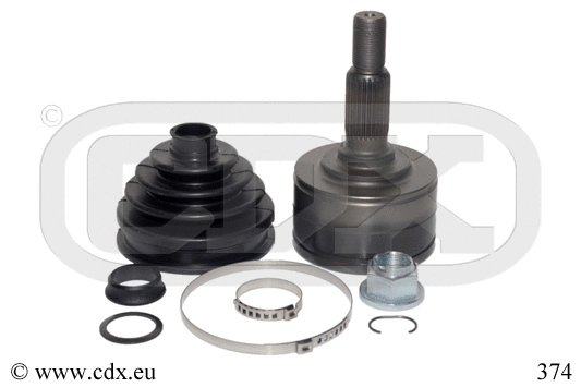 Jeu de joints, arbre de transmission CDX 374