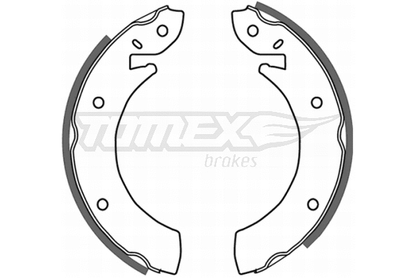Jeu de mâchoires de frein TOMEX Brakes TX 20-96