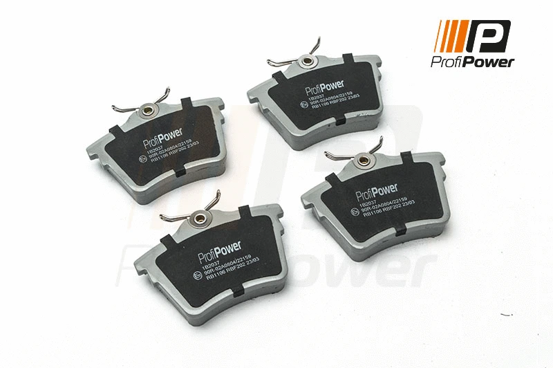 Kit de plaquettes de frein, frein à disque ProfiPower 1B2037