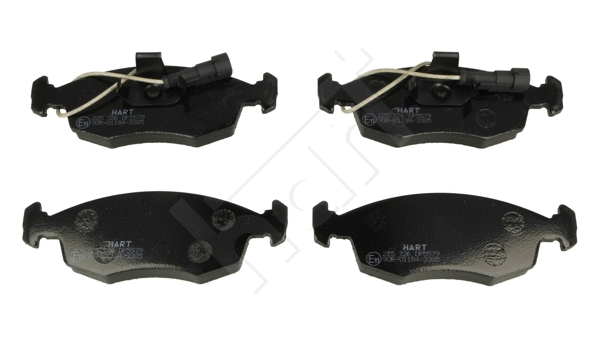 Kit de plaquettes de frein, frein à disque HART 225 726