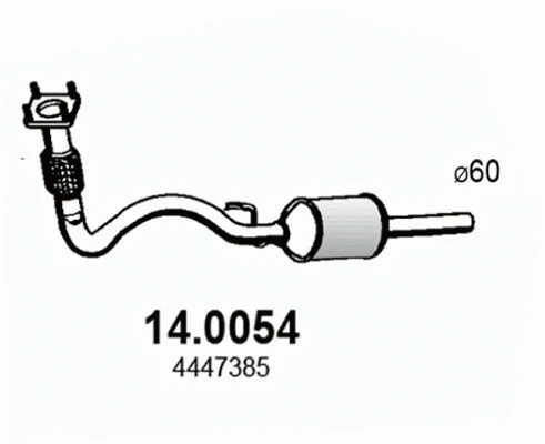 Catalyseur ASSO 14.0054