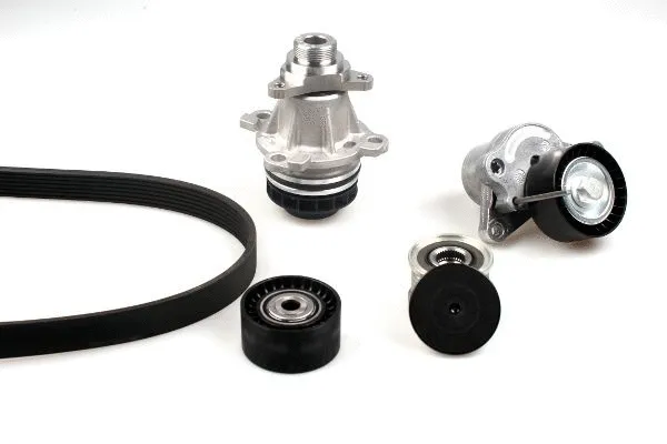 Pompe à eau+Jeu de courroie trapézoïdale à nervures GK K986907C