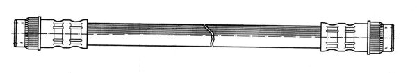 Flexible de frein CEF 510853