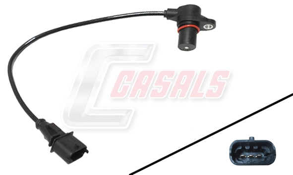 Capteur, vitesse de rotation du moteur CASALS 65464