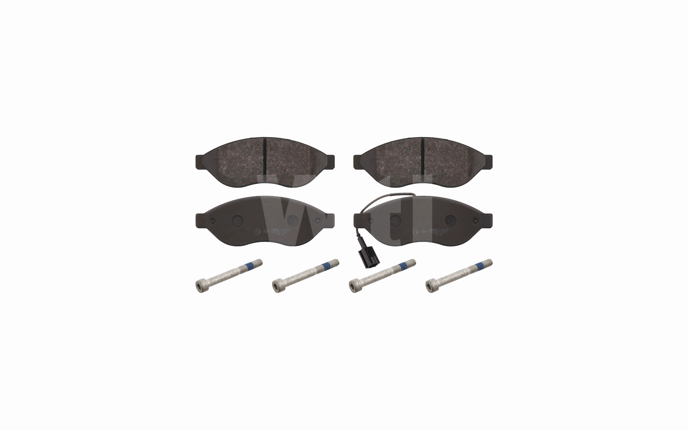 Kit de plaquettes de frein, frein à disque Wti Automotive K971001