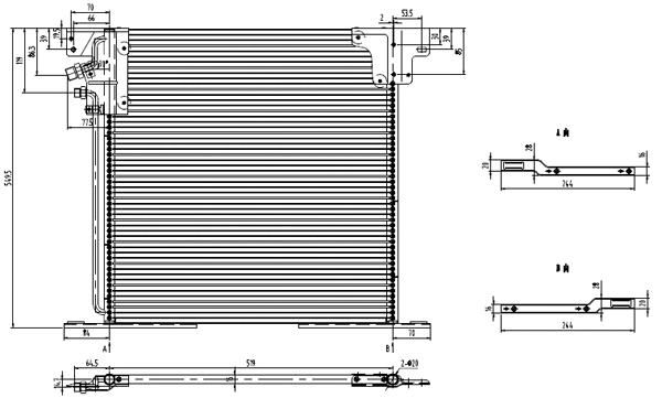 Condenseur, climatisation PowerMax 7110275