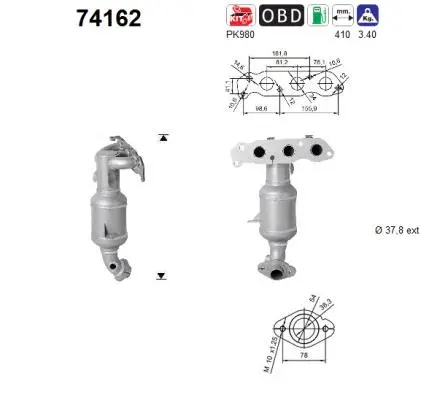 Catalyseur AS 74162