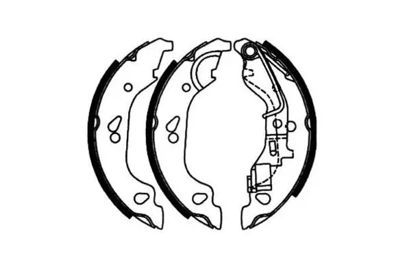 Jeu de mâchoires de frein E.T.F. 09-0569