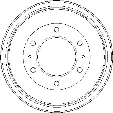 Tambour de frein National NDR276