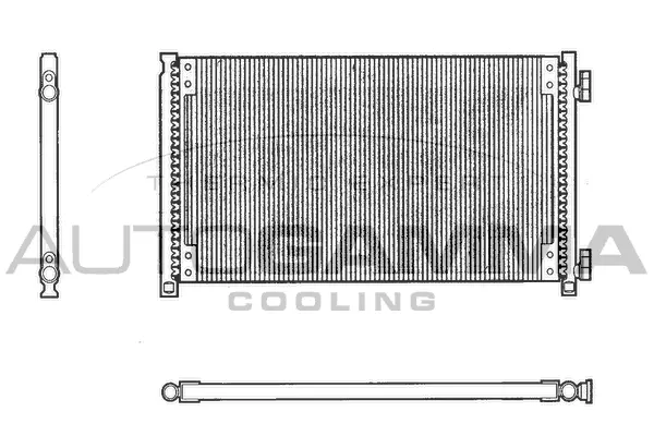 Condenseur, climatisation AUTOGAMMA 102643