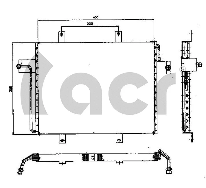Condenseur, climatisation ACR 300452
