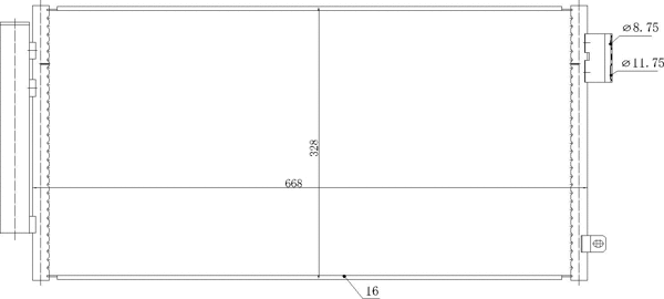 Condenseur, climatisation HART 637 006