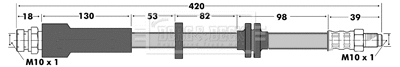 Flexible de frein BORG & BECK BBH7375