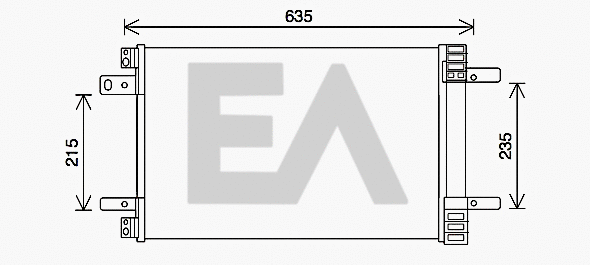 Condenseur, climatisation EACLIMA 30C10015
