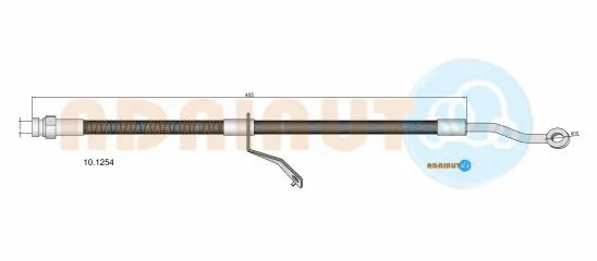 Flexible de frein ADRIAUTO 10.1254