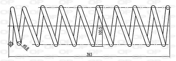 Ressort de suspension OPEN PARTS CSR9211.00