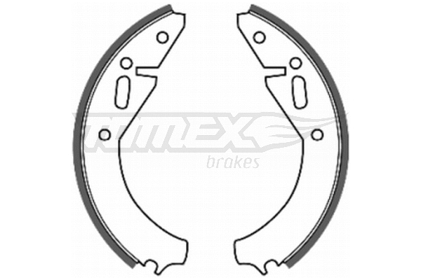 Jeu de mâchoires de frein TOMEX Brakes TX 20-07