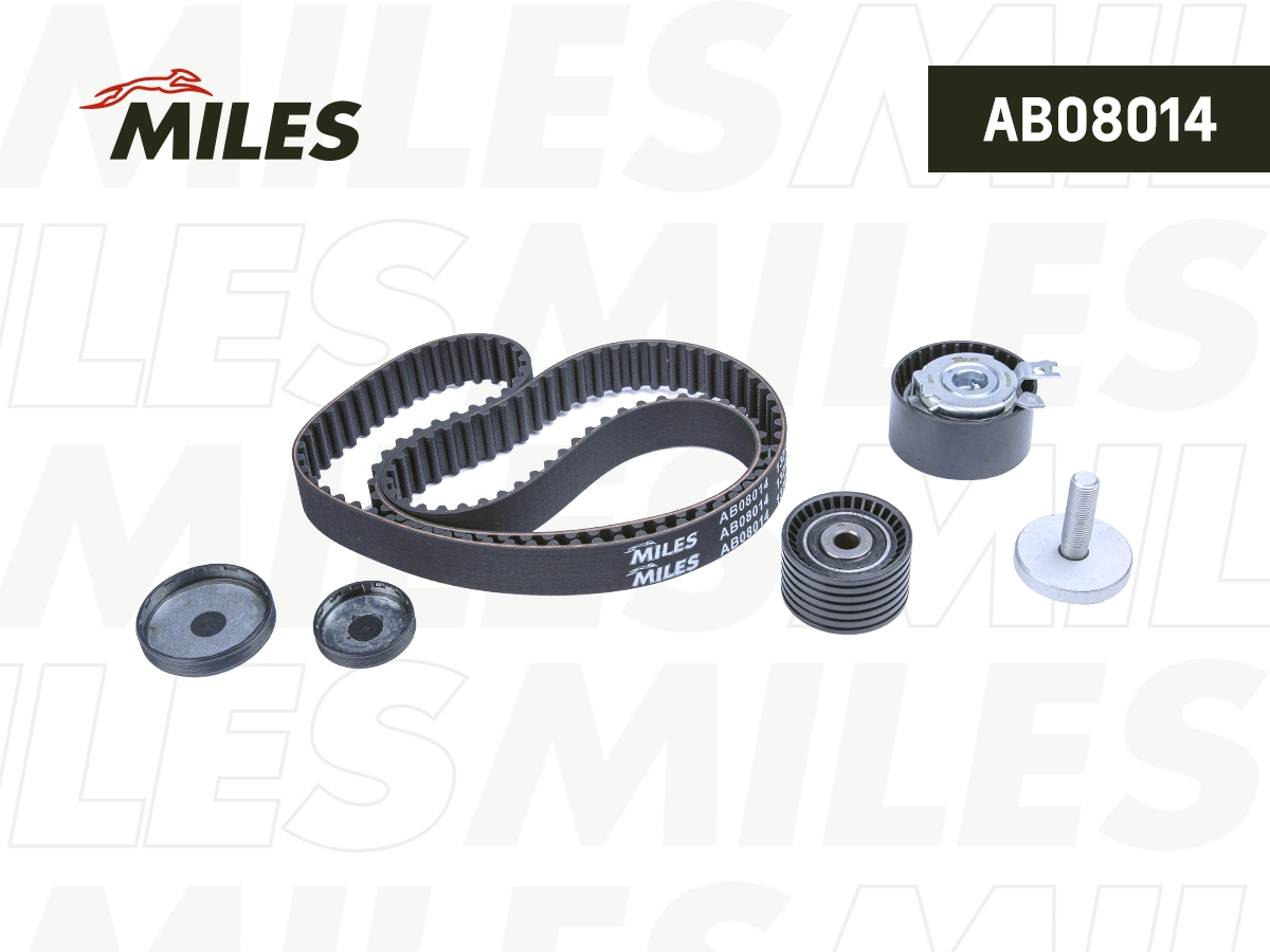 Pompe à eau + kit de courroie crantée MILES AB08014