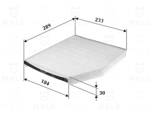 Filtre, air de l'habitacle AKRON-MALÒ 1532191