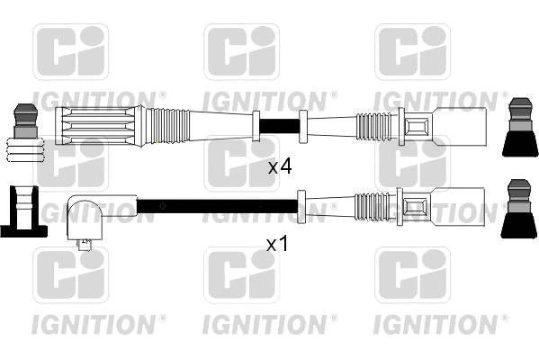 Kit de câbles d'allumage QUINTON HAZELL XC366