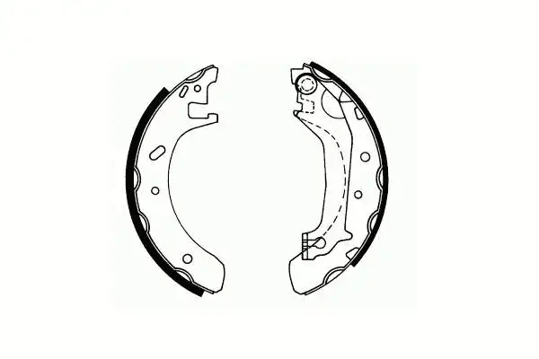 Jeu de mâchoires de frein SCT - MANNOL SS 540