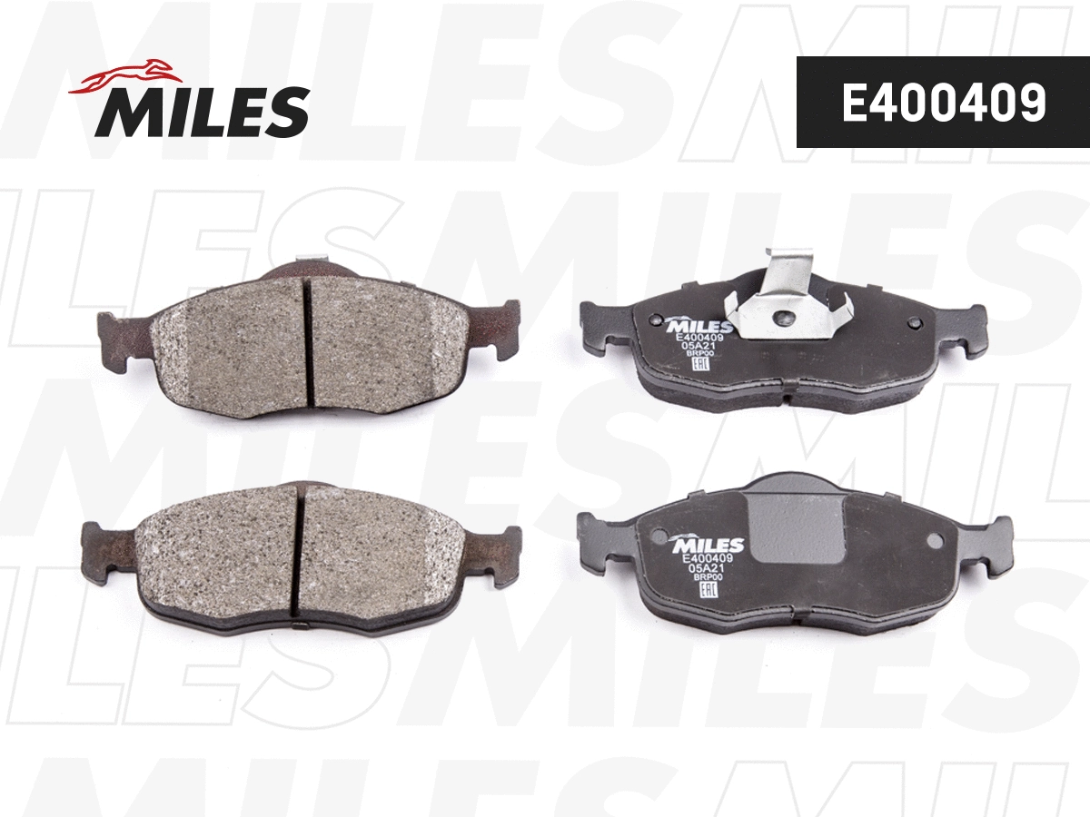 Kit de plaquettes de frein, frein à disque MILES E400409