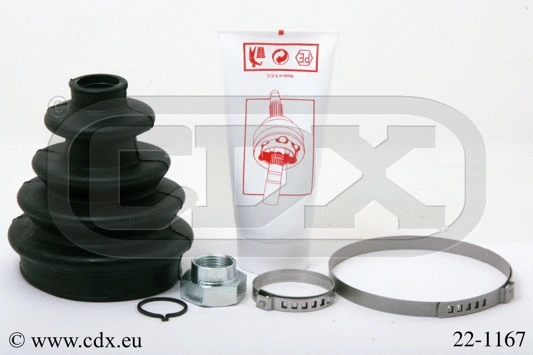 Jeu de joints-soufflets, arbre de commande CDX 22-1167