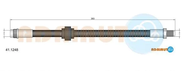 Flexible de frein ADRIAUTO 41.1248