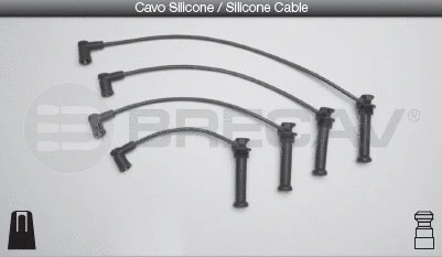 Kit de câbles d'allumage BRECAV 32.521