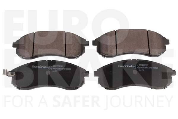 Kit de plaquettes de frein, frein à disque EUROBRAKE 5502223031