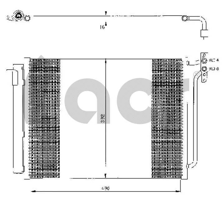 Condenseur, climatisation ACR 300434
