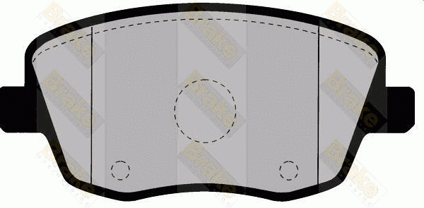 Kit de plaquettes de frein, frein à disque Brake ENGINEERING PA1462