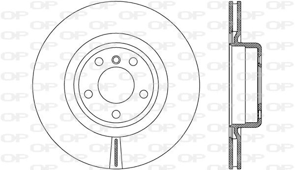 Disque de frein OPEN PARTS BDR2765.20