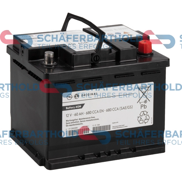 Batterie de démarrage ORIGINAL Schäferbarthold 415 16 663 01 11