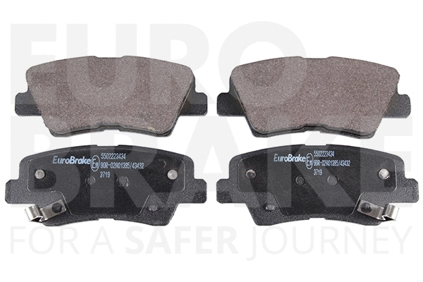 Kit de plaquettes de frein, frein à disque EUROBRAKE 5502223434