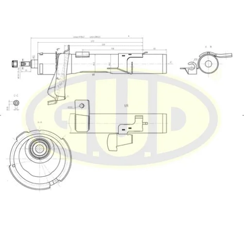 Amortisseur G.U.D. GSA334840