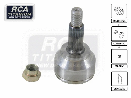 Jeu de joints, arbre de transmission RCA FRANCE AF13