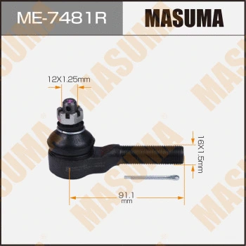 Rotule de barre de connexion MASUMA ME-7481R