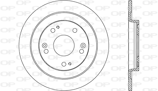 Disque de frein OPEN PARTS BDA2685.10