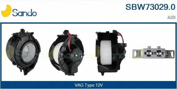 Pulseur d'air habitacle SANDO SBW73029.0