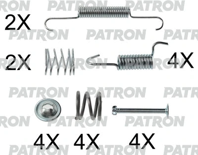 Kit d'accessoires, mâchoires de frein de stationnement PATRON PSRK0257